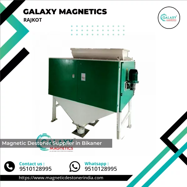 Industrial Magnetic Destoner Machine Used For Removing Stones From Bulk Materials