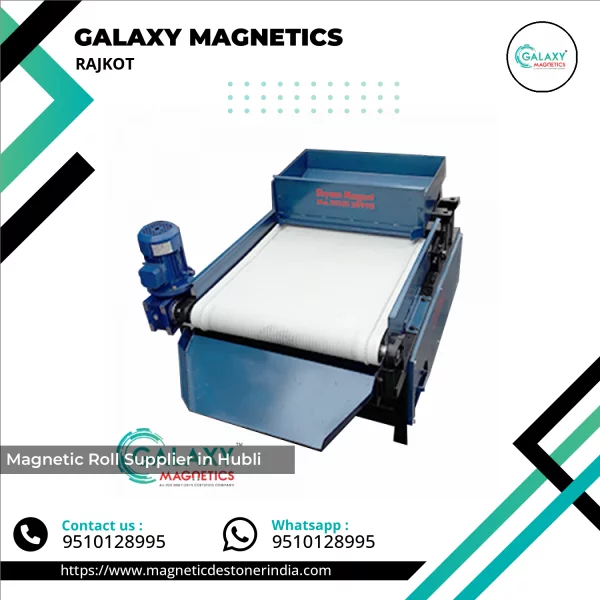 Industrial Magnetic Roll Used For Separating Ferrous Metals From Bulk Materials