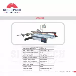 Automatic Plywood Cutting Sliding Table Panel Saw Machine At Delhi