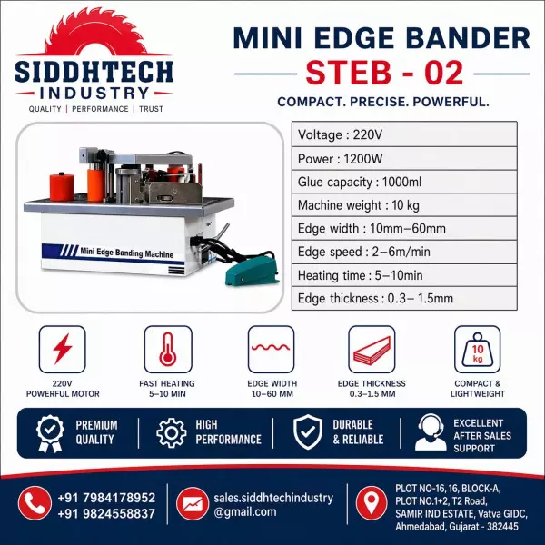 Mini Edge Bander STEB-02 Heavy Dealer In Haryana