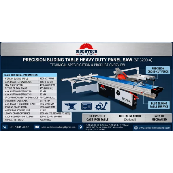 Panel Saw ST 3200 A In Nadia