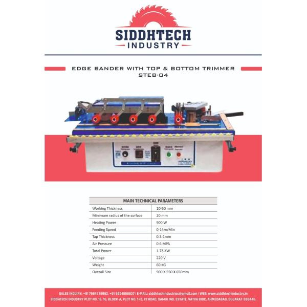 Semi Auto Edge Bander With Top Bottom Trimmer In Rajasthan