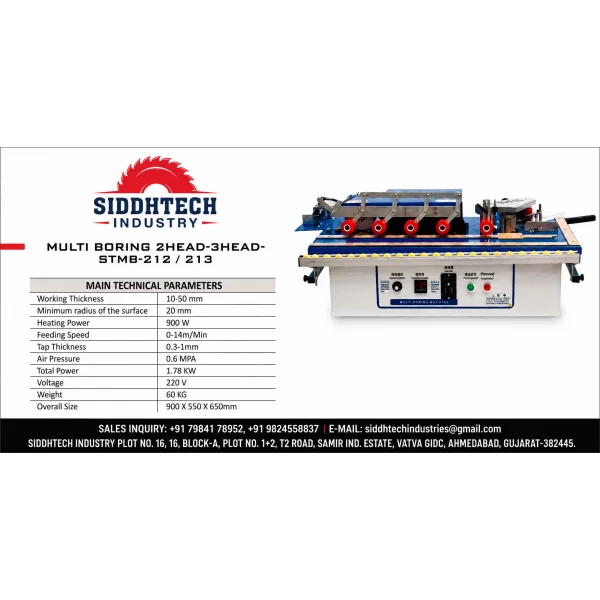Semi Automatic Edge Bander Machine With Trimmer In Siliguri