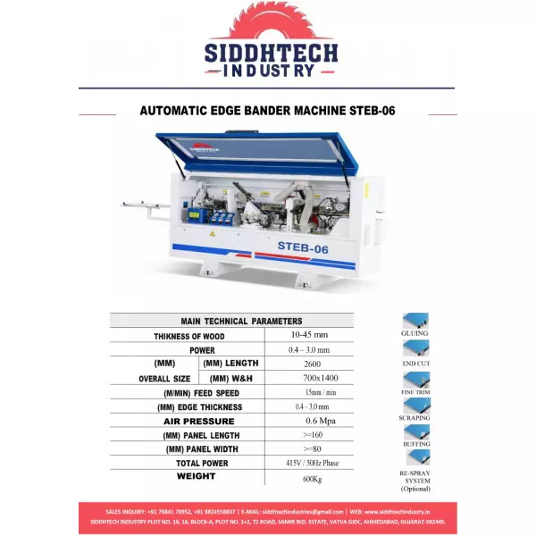 STEB-06 Automatic Edge Bander Machine In Kolkata