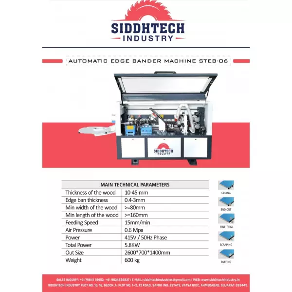 STEB-06 Automatic Edge BanderManufacturers In Machine Pune