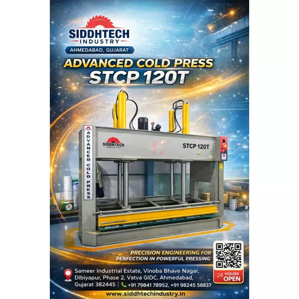 Sunmica Plywood Laminate Cold Pressing Machine Lucknow