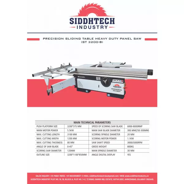 Wood Working Panel Saw Machine Supplier In Kolhapur