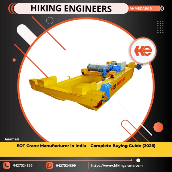 EOT Crane Manufacturer In India – Complete Buying Guide (2026)