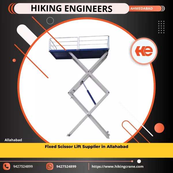 Fixed Scissor Lift Equipment Used In Industrial Material Handling