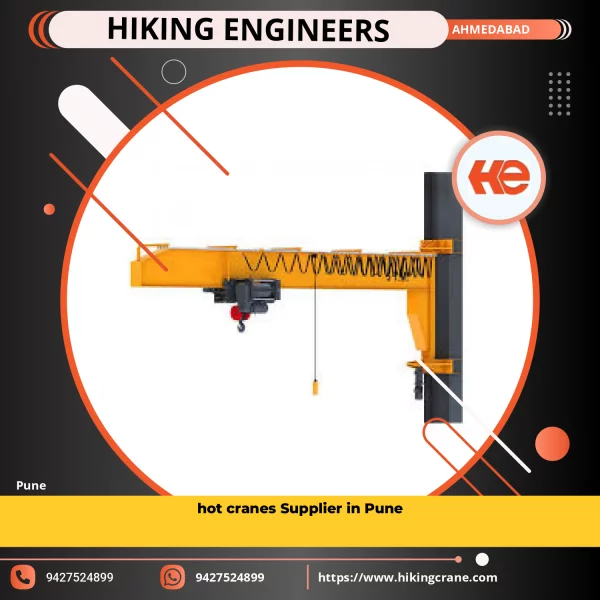 Hot Crane Lifting Heavy Load At Industrial Site