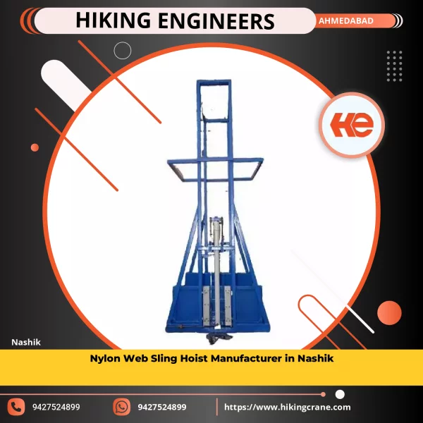 Nylon Web Sling Hoist Used For Lifting Heavy Materials Safely