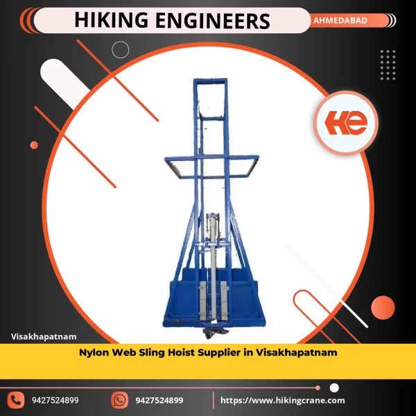 Nylon Web Sling Hoist Lifting Heavy Load