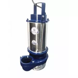 Submersible Mud Pump Installed In Industrial Site Handling Slurry