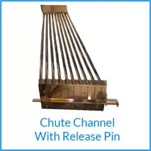 Chute Channel With Release Pin
