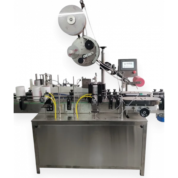 Auto Sticker Labelling Machine (Top & Side Sticker)