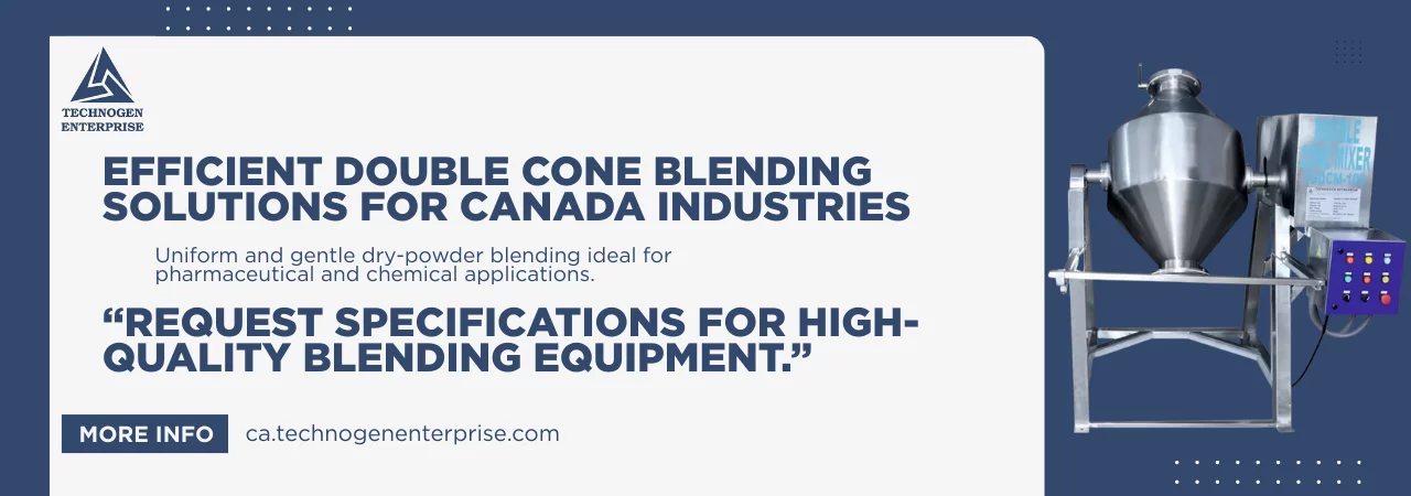 double-cone-blender-technogen-enterprise-canada
