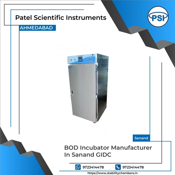 BOD Incubator Manufacturer In Sanand GIDC