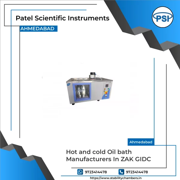Hot And Cold Oil Bath Manufacturers In ZAK GIDC