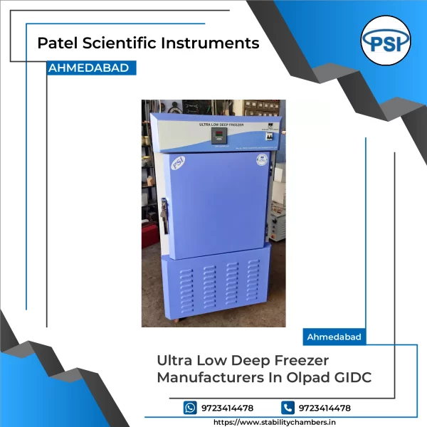 Ultra Low Deep Freezer Manufacturers In Olpad GIDC