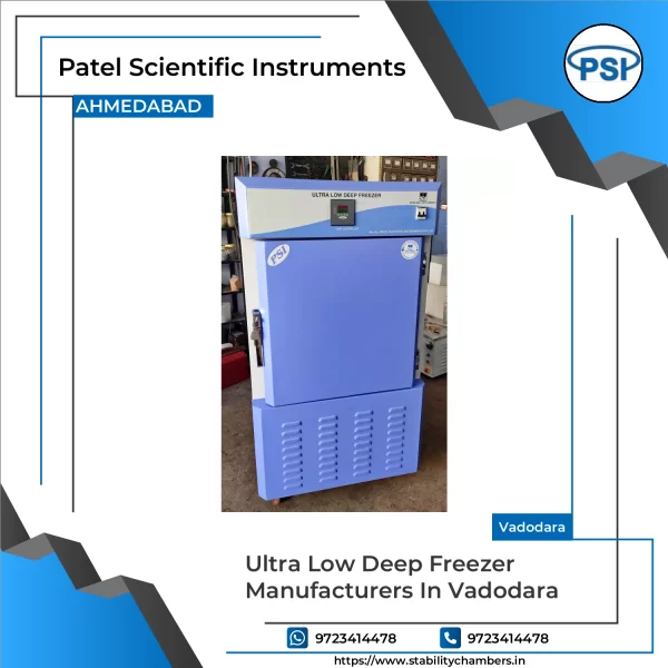 Ultra Low Deep Freezer Manufacturers In Vadodara