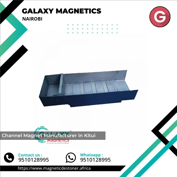 Industrial Channel Magnet Installed In A Material Handling Chute