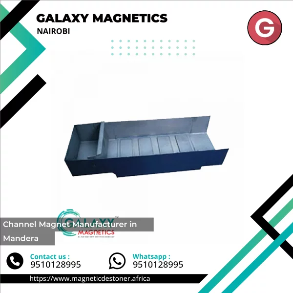 Channel Magnet Installed On Conveyor System Capturing Metal Debris