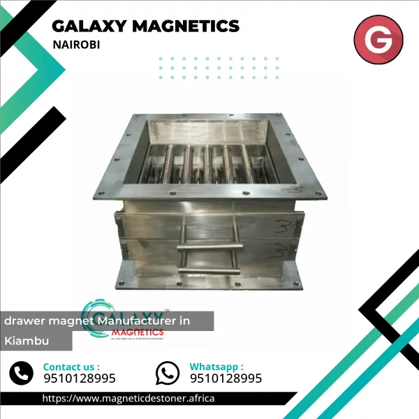 Industrial Drawer Magnet Installed Inside Material Chute For Metal Separation