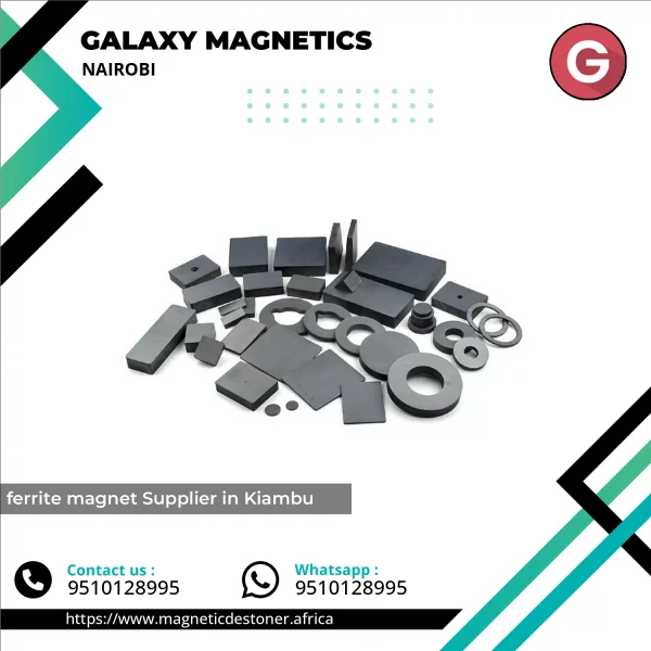 Ferrite Magnet With Angular Mounting Installed In An Industrial Material Handling System