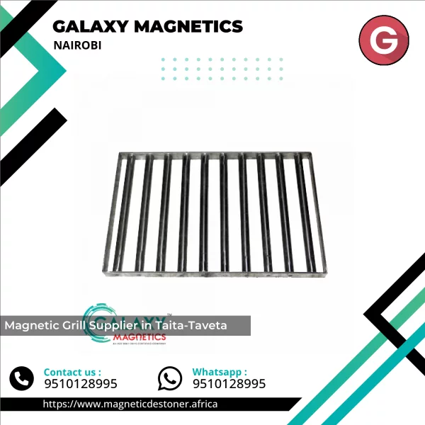 Industrial Magnetic Grill Used For Separating Ferrous Metals From Bulk Materials