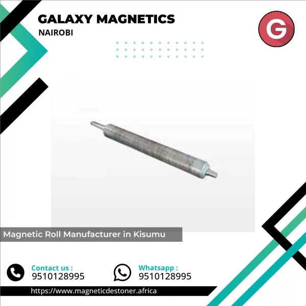 Industrial Magnetic Roll Used For Separating Metals On Conveyor System