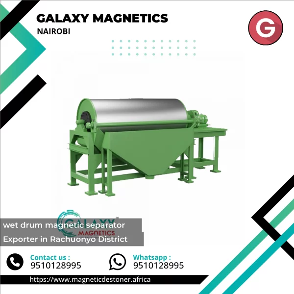 Wet Drum Magnetic Separator Operating In Slurry Processing Environment