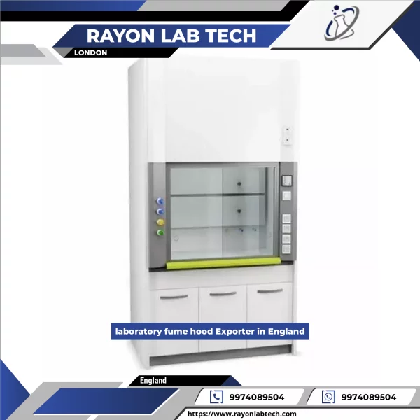 Laboratory Fume Hood Installed In Chemical Testing Room
