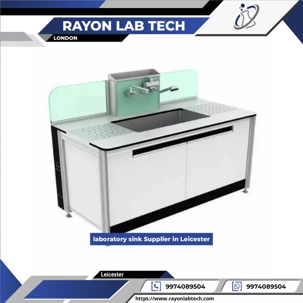 Laboratory Sink Installed In A Scientific Laboratory Workspace