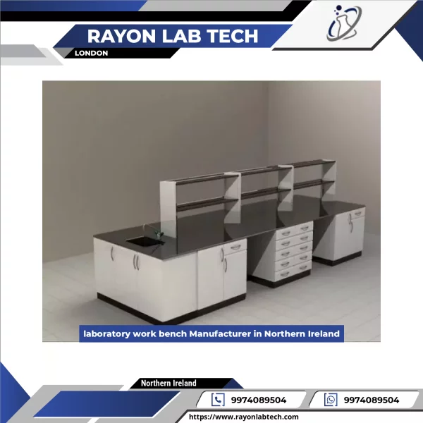 Laboratory Work Bench With Steel Top Installed In Lab