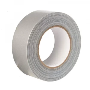 Rolls Of Waterproof Cloth Tape Stacked In Warehouse