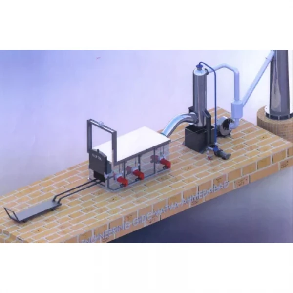 Animal Incinerator Machine Operating At Industrial Site