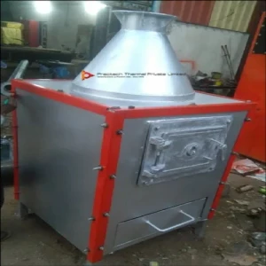 Electricity Fired Incinerator Unit Operating At Industrial Site