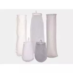 Industrial Bag Filters Stacked Ready For Shipment