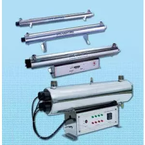 Ultraviolet Sterilization System Installed In An Industrial Setup