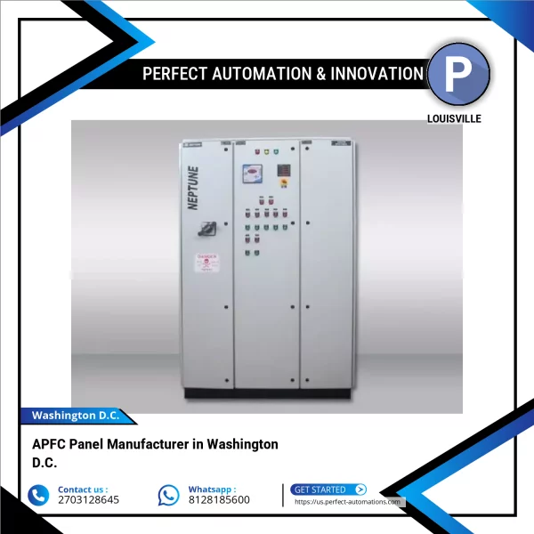Industrial APFC Panel Showing Capacitor Bank Connections Inside Electrical Enclosure