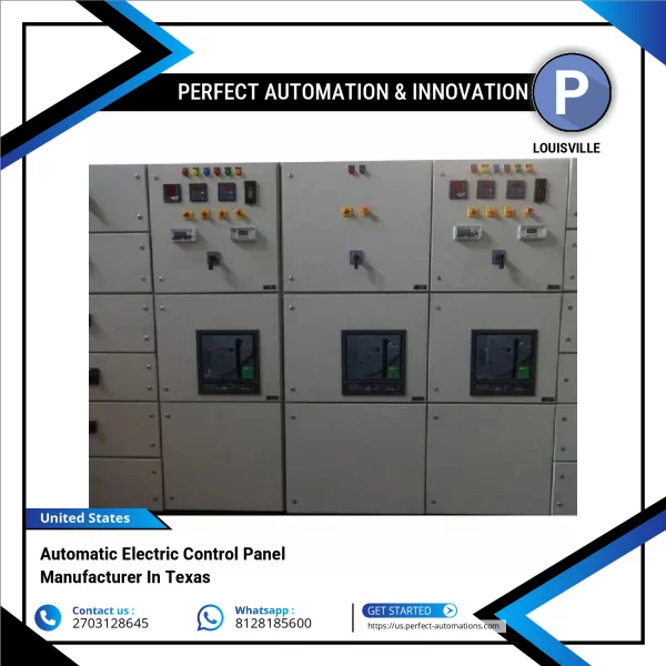 Automatic Electric Control Panel Manufacturer In Texas
