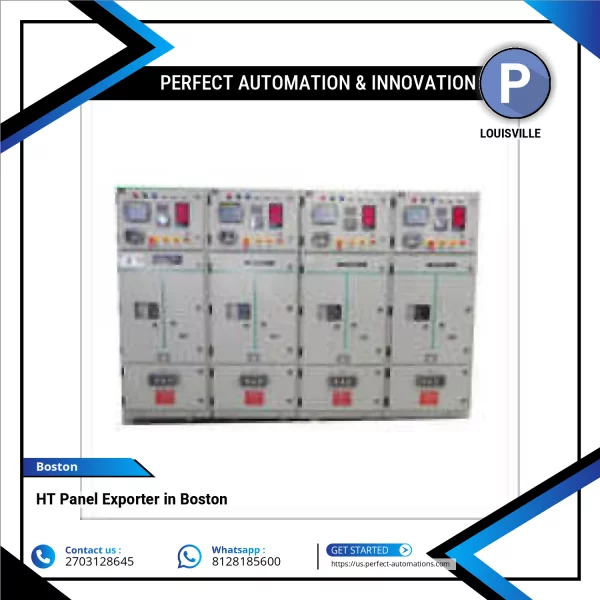 HT Electrical Control Panel Installed In Industrial Setting