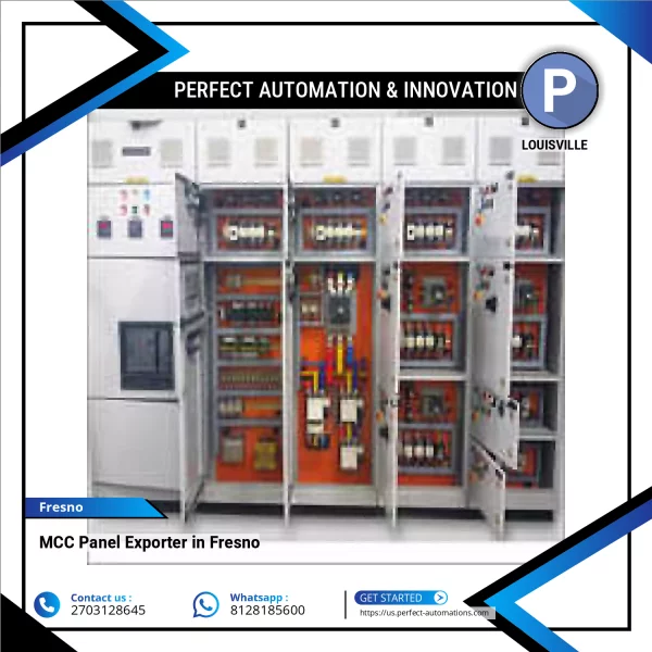 MCC Panel Installed In Industrial Environment Showing Control Switches And Wiring