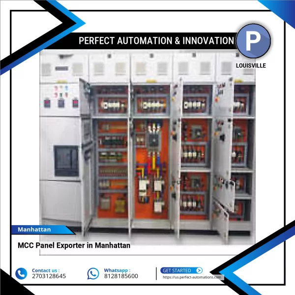 Motor Control Center Panel With Multiple Contactors And Circuit Breakers