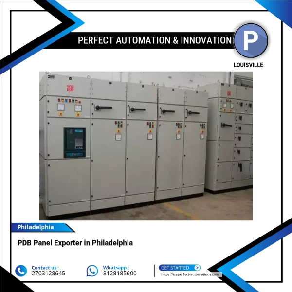 Power Distribution Board Panel Installed In An Industrial Setting