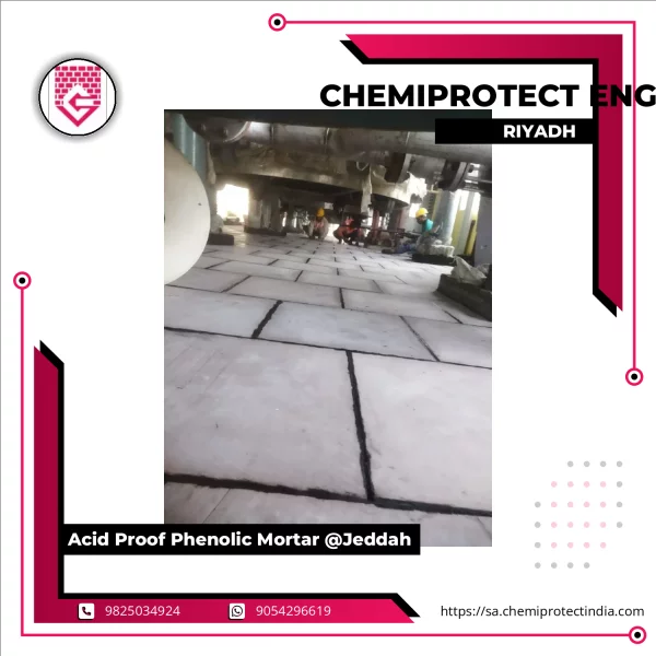 Acid Proof Phenolic Mortar @Jeddah