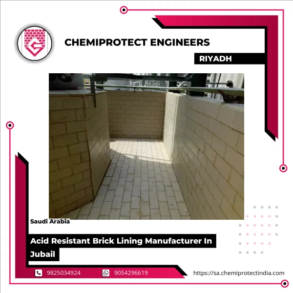 Acid Resistant Brick Lining Manufacturer In Jubail