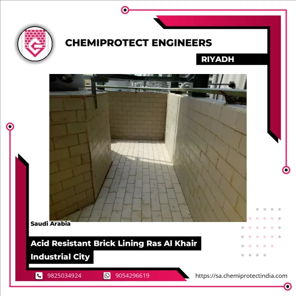 Acid Resistant Brick Lining Ras Al Khair Industrial City