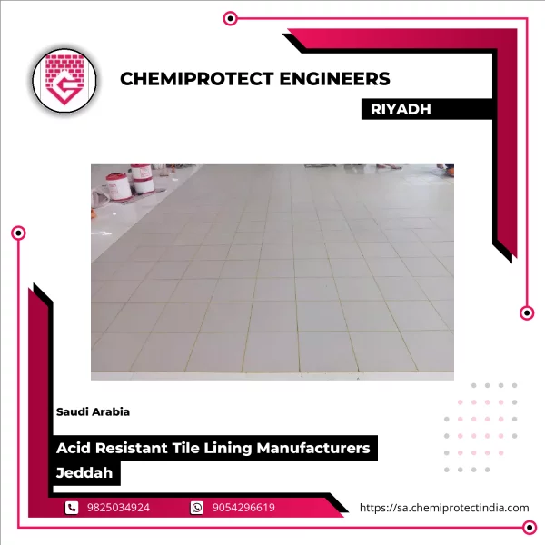 Acid Resistant Tile Lining Manufacturers Jeddah