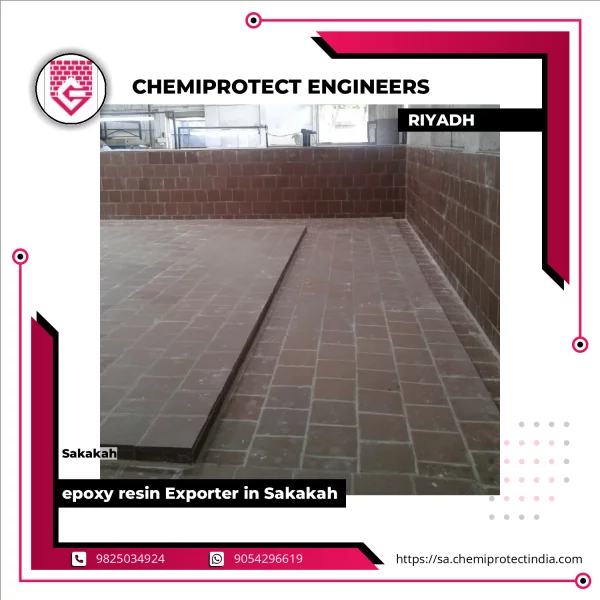 Epoxy Resin Coating Being Applied On Industrial Floor Surface